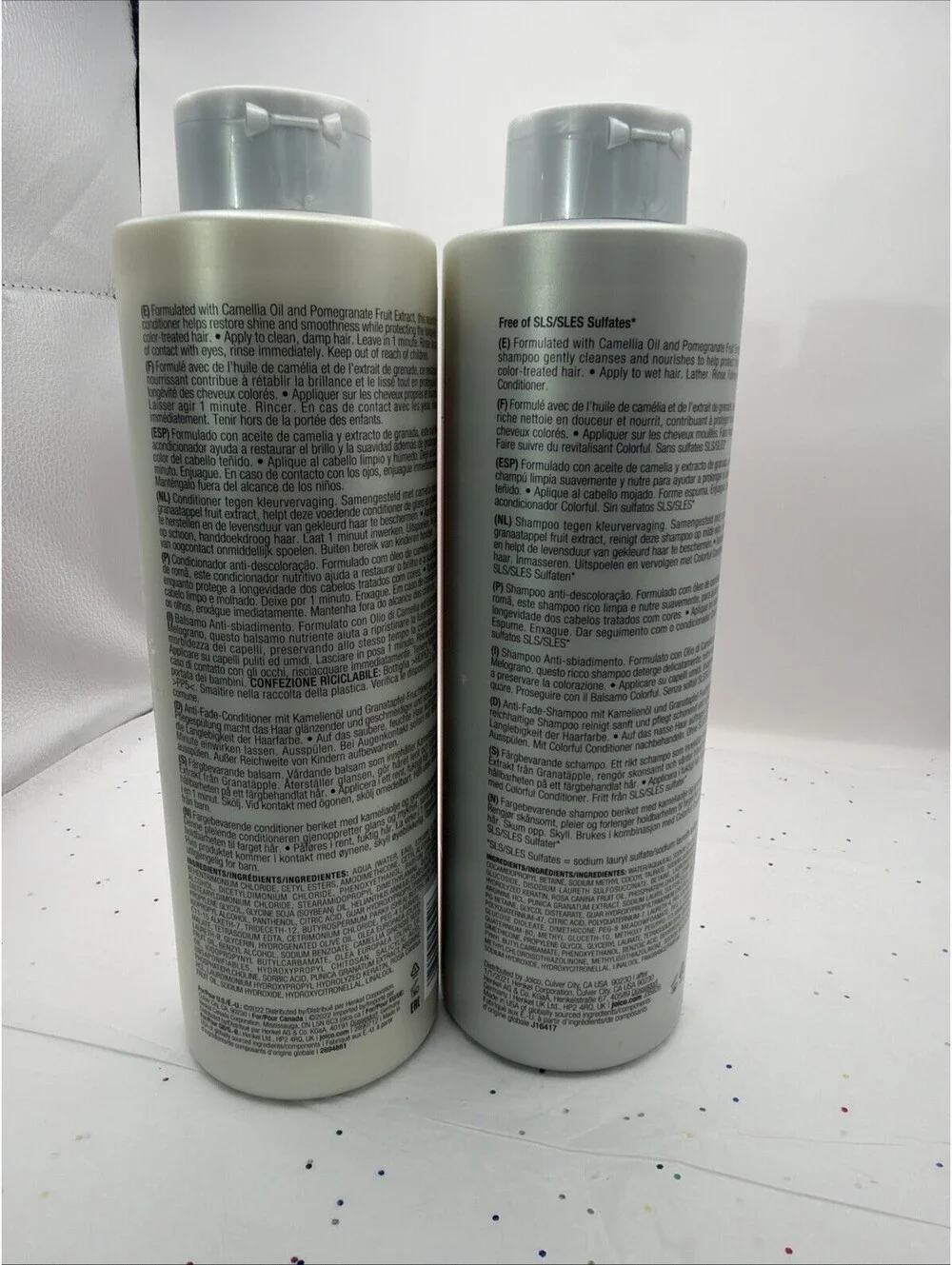 Joico Colorful Anti-Fade Shampoo Conditioner Set Sulfate-Free 33.8 fl oz New Duo
